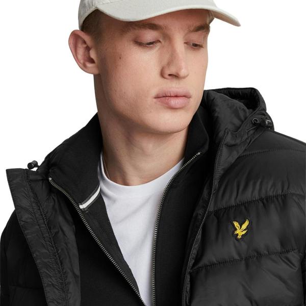 Lyle & Scott Jet Black Wadded Jacket XS