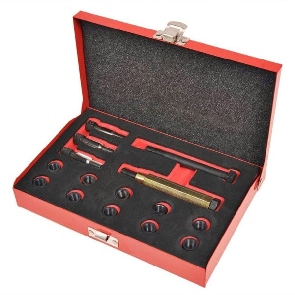 Berkfield 15 Piece Glow Plug Thread Repair Kit M10 x 1.0 mm