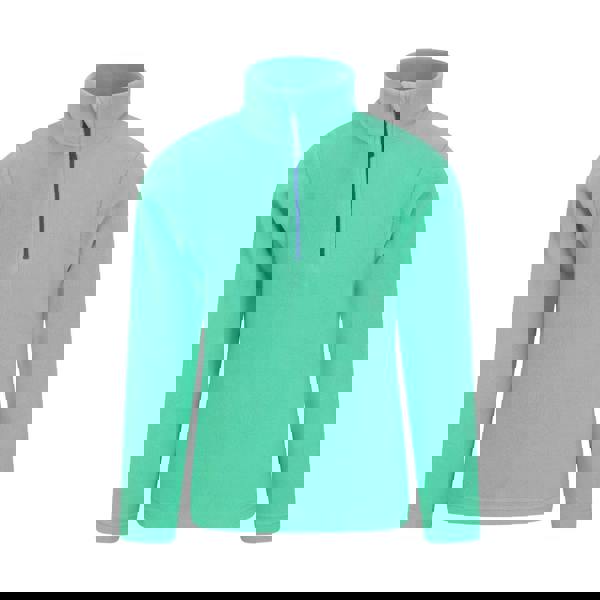 Mountain Warehouse Childrens/Kids Camber II Half Zip Fleece Jacket - Dark Green