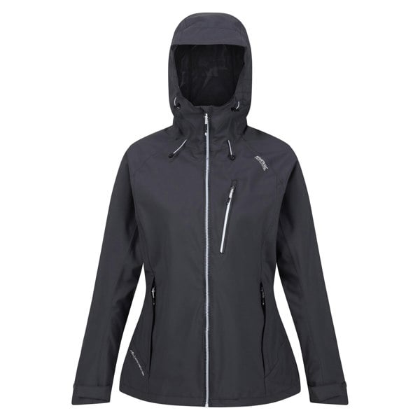 Regatta Women's Birchdale Shell Waterproof Jacket - Seal Grey/White