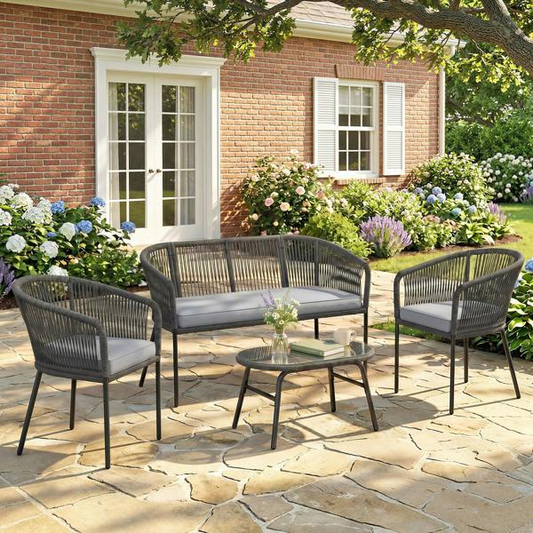 Rattan Sofa Set