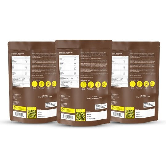 Daily Fibre Supplement 5-in-1 – Digestion & Gut Health Support | Lemon & Lime, Pack of 3