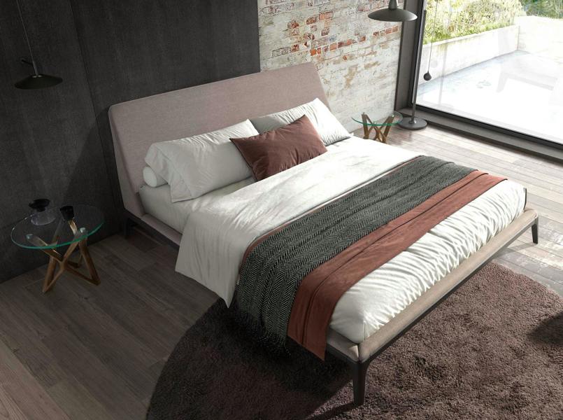 Angel Cerdá Grey Fabric Bed 7155