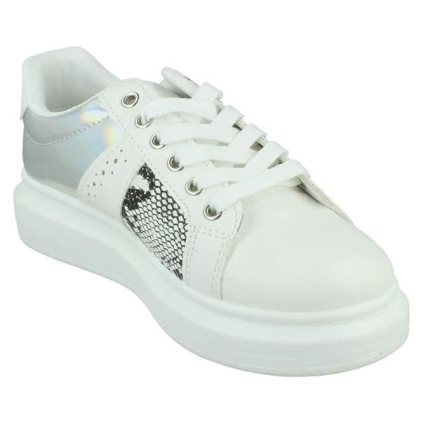 Spot On Ladies Spot On Casual Trainers F7196