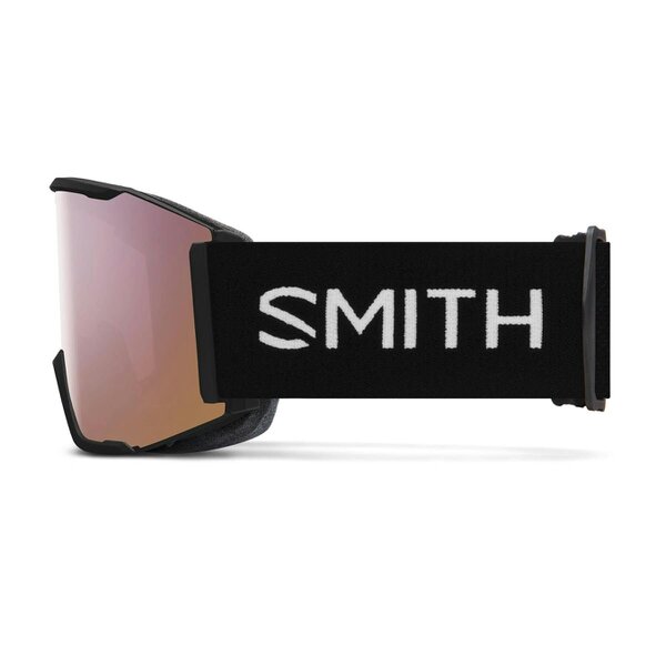 Smith Ski Goggles Squad Mag 0JX M5 Black ChromaPop Everyday Rose Gold Mirror & Storm Rose Flash