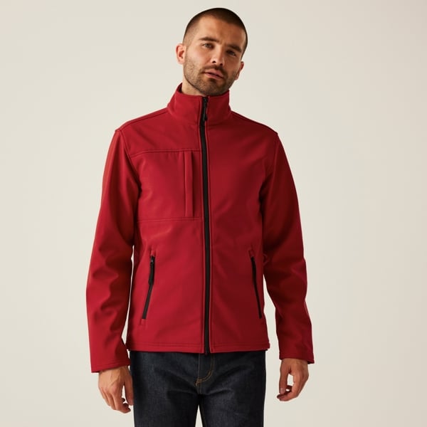 Regatta Men's Octagon II Waterproof Softshell Jacket - Classic Red / Black