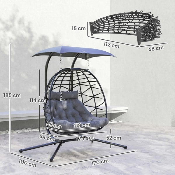 Rattan Swing Chair