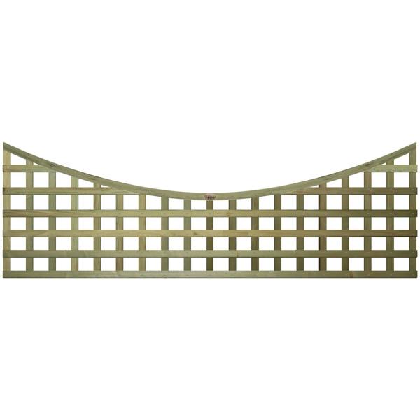 5 pack trellis concave top privacy square [w.6ft x h.2ft] 1