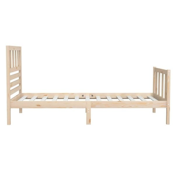Berkfield Bed Frame 90x190 cm Single Solid Wood