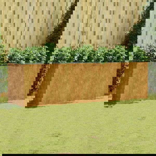 Berkfield Garden Raised Bed 280x80x80 cm Corten Steel