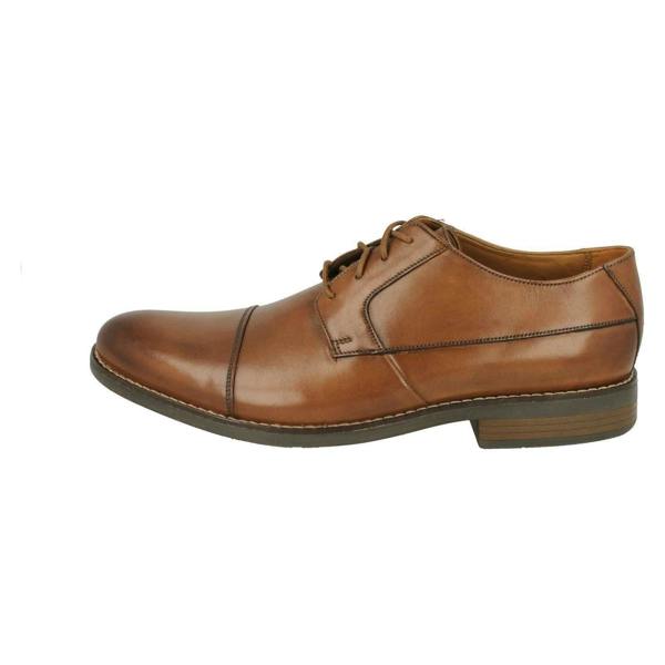 Clarks Mens Clarks Formal Lace Up Shoes Becken Cap