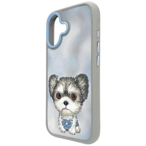 Nimmy Friends Nimmy Big Eye Cute Pet Yorkie Dog Case with MagSafe for iPhone 17 6.3" Grey Blue - N-XDY-IP17-027