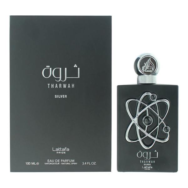 Lattafa Pride Tharwah Silver Eau de Parfum 100ml Spray for Him