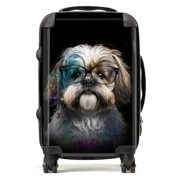 Warren Reed Lhasa Apso Splashart Suitcase