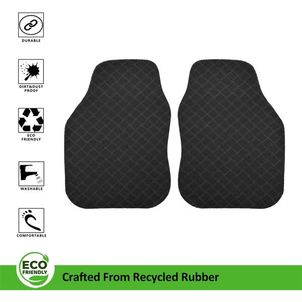 Nicoman Eco Friendly Universal Car Mat - 2pc Front Set