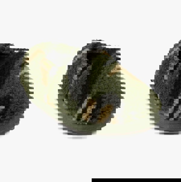 Totes Toasties SHORT Full Back Slippers Unisex Kids Green