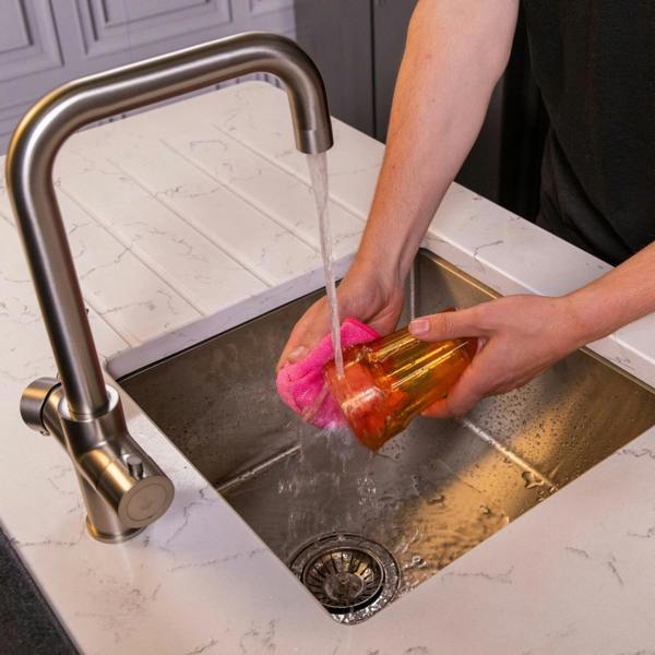 Flode Kyld 4 in 1 Instant Boiling & Cold Water Tap with Filtered Chilled Water |  Brushed Nickel Finish