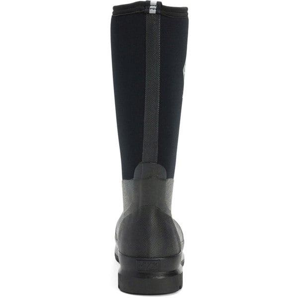 Muck Boots Chore Classic Hi Patterned Unisex Wellington Boots in Black