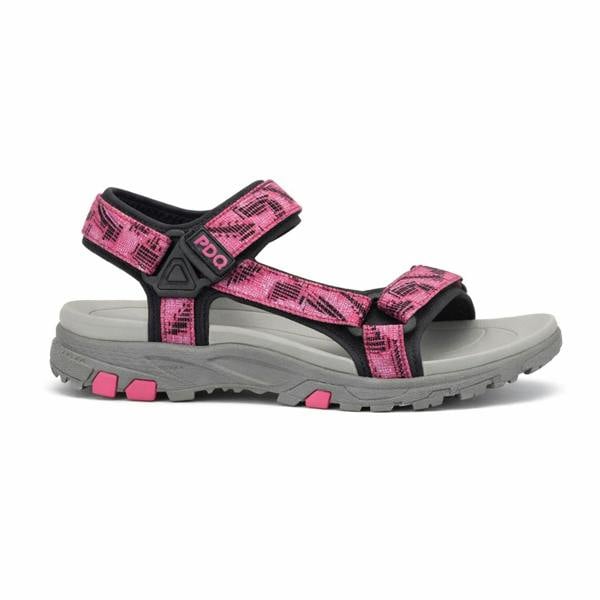 PDQ TESSA Hiking & Trail Sandals   in  Black