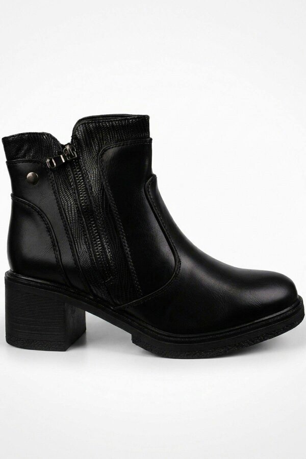 ikrush Cressida Chunky Heel Ankle Boots