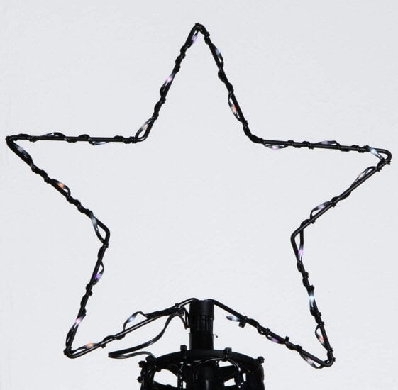 Samuel Alexander 2.1m Light up Christmas Pyramid Cone Tree with 580 Multi-Action Rainbow LEDs
