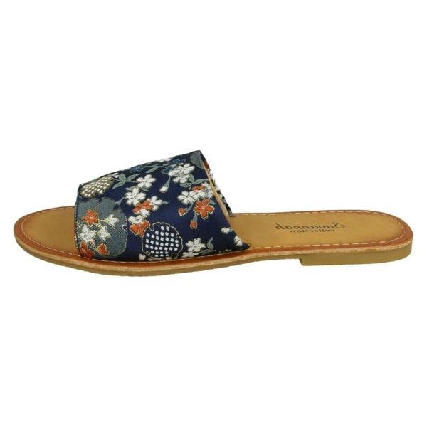 Savannah Ladies Savannah Patterned Mule Sandals