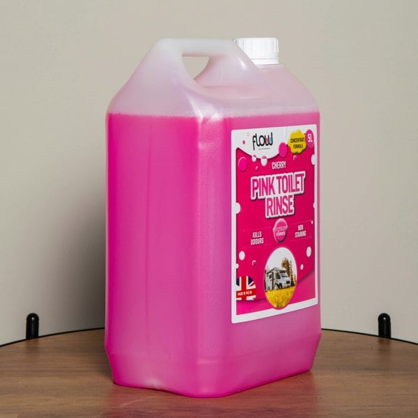 Samuel Alexander 5 Litres Cherry Pink Toilet Flush Cleaning Rinse Concentrate Fluid