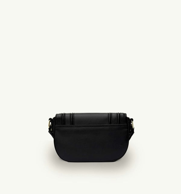 Apatchy London The Mimi Black Leather Bag