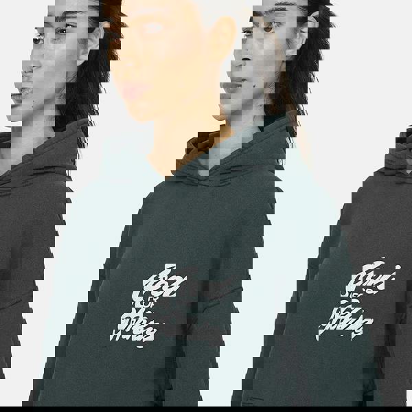 Good For Nothing Green Relaxed Hoodie - Green Image 3