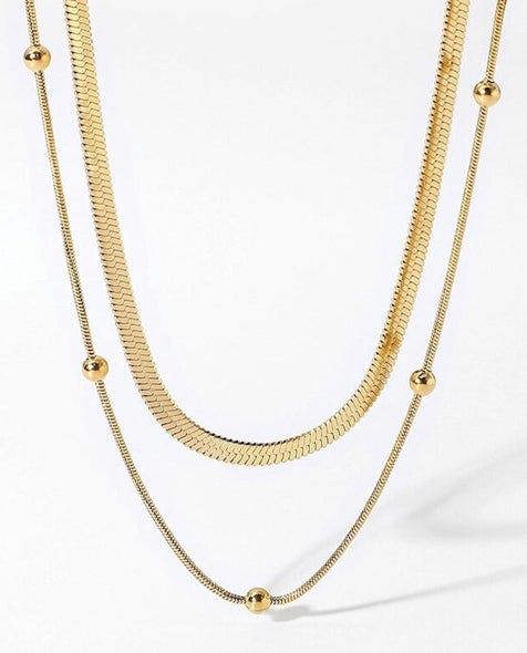 Dainty 18K Gold Chain Choker - Necklaces - Elk & Bloom
