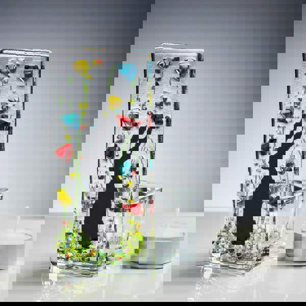 Handmade Fused Glass - Tea Light Holder - Hare - Wildflower