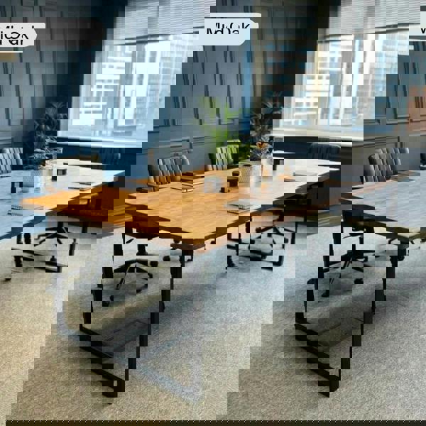 TRL Furniture Sleek & Slender Rustic Conference Table