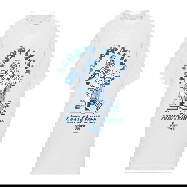 Stranger Things Womens/Ladies Scoops Ahoy Retro T-Shirt - White