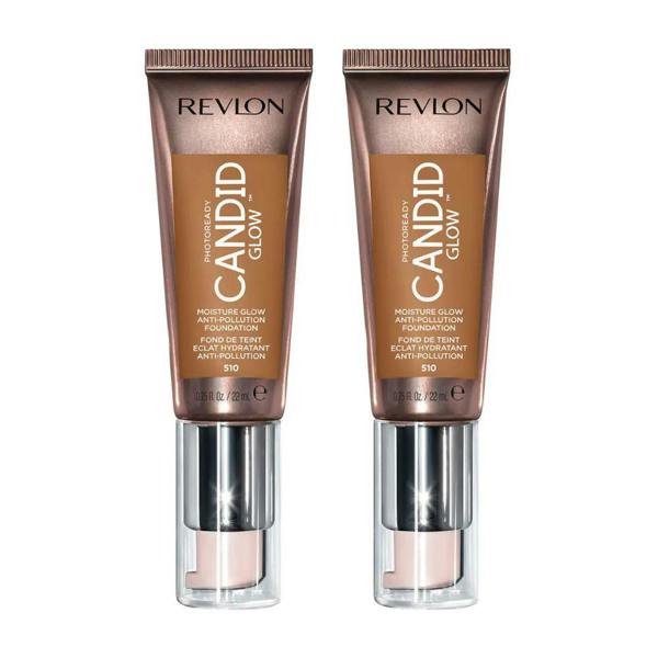 Revlon 2 x Revlon Photoready Candid Moisture Glow Foundation - 510 Cappuccino