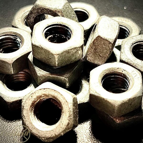 Fixaball Full Hex Nut Galvanised Class 6 DIN 934 M8 - M24