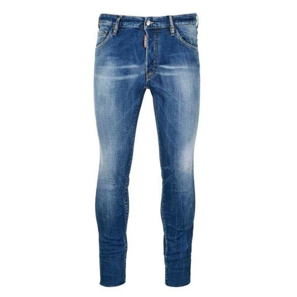 DSquared2 Mens Cool Guy Cropped Jeans - Blue