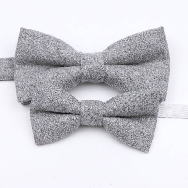 Mr Townsend Suits Mr and Master Cashmere Wool Bow Tie Sets