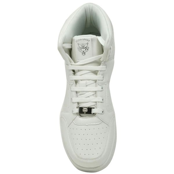 Philipp Plein Sport Plein Sport Hi-Top Bold Brand Sneakers - White