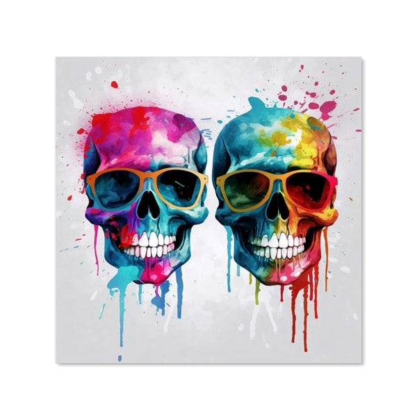 Warren Reed - Designer Splashart Happy Skeletons Kitchen Splashback