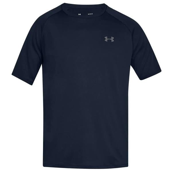 Under Armour Mens Tech T-Shirt - Academy Blue/Graphite - 