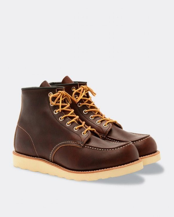 Red Wing 6 Inch Moc Toe Mens Boot - Briar Oil Slick