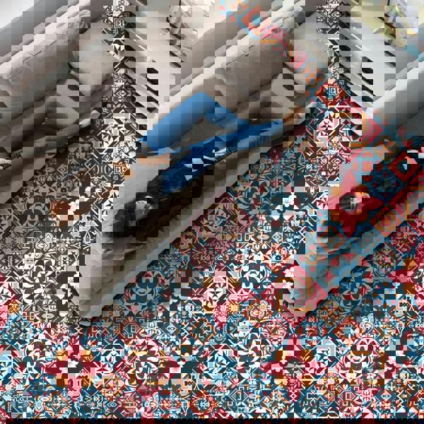 WFS6014 - Westminster Tiles Melange Floor Sticker 120cm x 60 cm