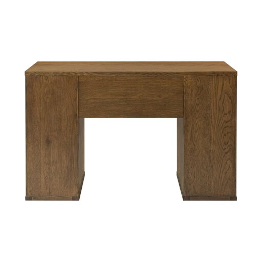 Wyld Haus Mandarina Retro Natural Walnut Ribbed Desk with Storage