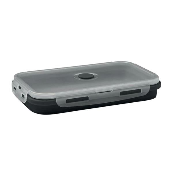 MidOcean Kolapso Silicone Collapsible Lunch Box - Black - 