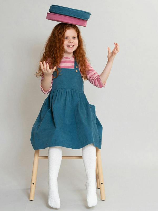 Kite Girls Organic Patch Pocket Pinafore