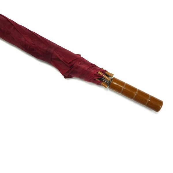 Wine Red Plain Cheap Jollybrolly Umbrella Handle