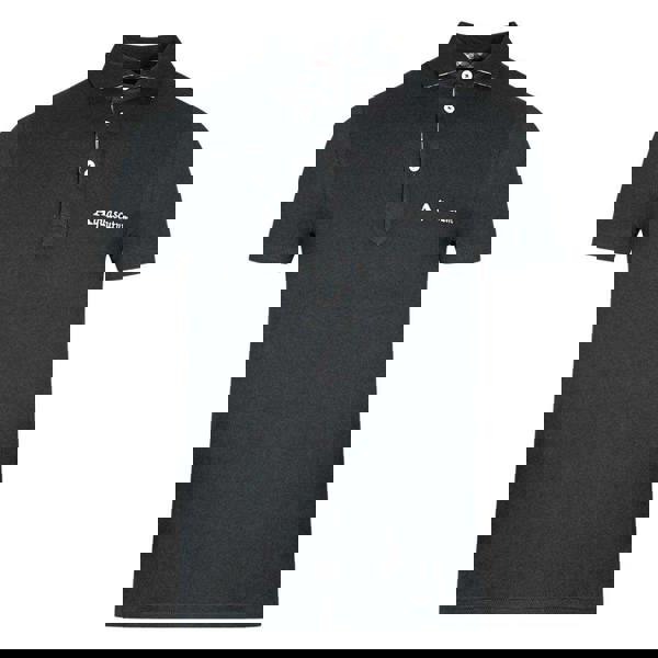 Aquascutum Unisex Adult Signature Logo Polo Shirt - Black - 