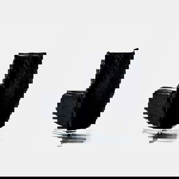 Schmidt Chiara Lounge Chair With Footstool, Swivel, Real Leather-Weilai Concept-Weilai Concept