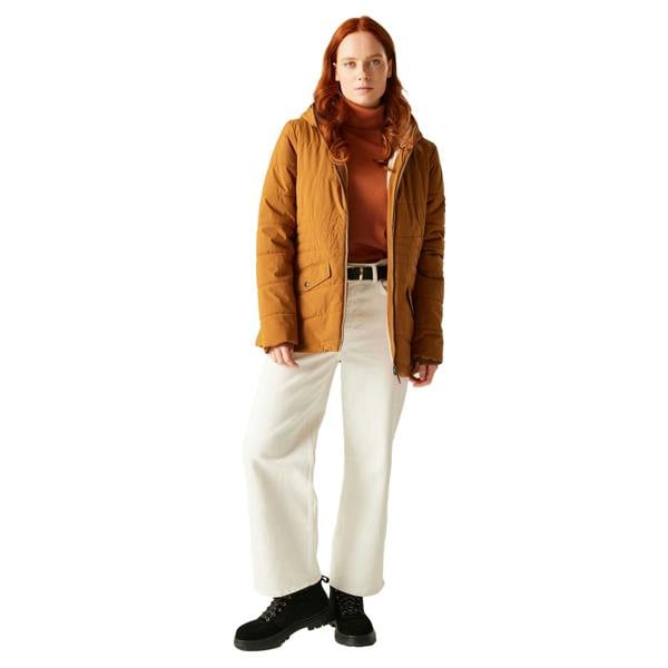 Regatta Womens/Ladies Agara Padded Jacket - Glazed Ginger/Light Vanilla - 