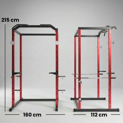 SPORTNOW Adjustable Power Tower with Pull-Up Bar & Dip Station for Home Gym